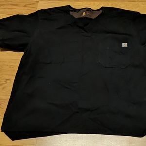 Men's Carhartt Large black scrub top